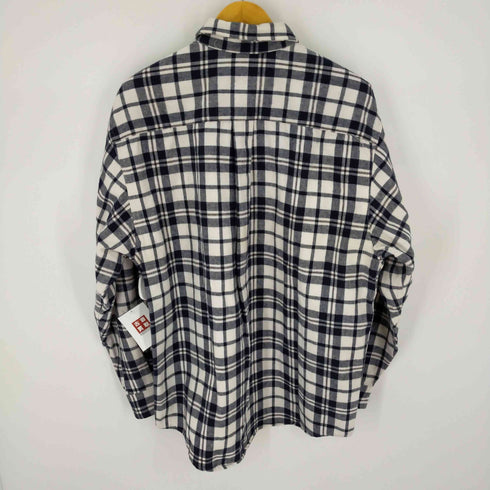 エディーバウアー Eddie Bauer 両胸ポケットチェックネルシャツ メンズ JPN:M