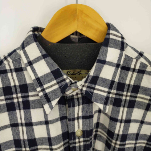 エディーバウアー Eddie Bauer 両胸ポケットチェックネルシャツ メンズ JPN:M