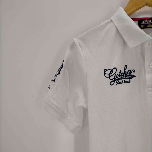 ガッチャゴルフ gotcha golf GOLF 刺繍ポロシャツ メンズ JPN:M