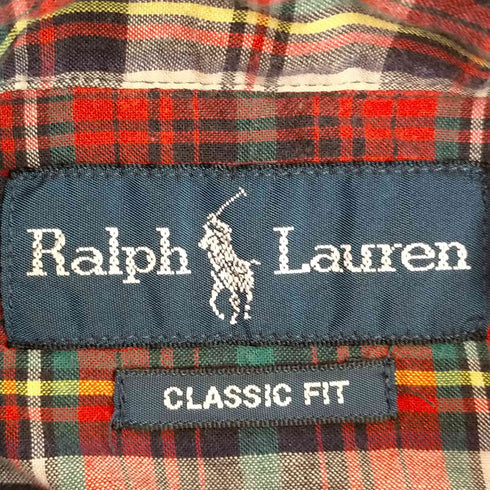 ラルフローレン RALPH LAUREN CLASSIC FIT ポニー刺繍 ボタンダウン半袖シャツ メンズ import:S
