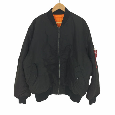 アルファインダストリーズ ALPHA INDUSTRIES MA-1 ナイロン ミリタリー ボンバー ジャケット フライト ビッグサイズ メンズ 4L