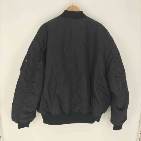 アルファインダストリーズ ALPHA INDUSTRIES MA-1 ナイロン ミリタリー ボンバー ジャケット フライト ビッグサイズ メンズ 4L
