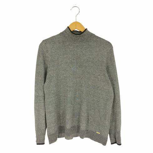 カルバンクライン CALVIN KLEIN レーヨンナイロン ハイネックニット レディース import:M