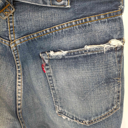 リーバイス Levis LOT37501 00S 日本製 501XX ボタンフライデニムパンツ シンチバッグ付き セルビッチ 復刻 メンズ W34