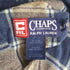チャップスラルフローレン CHAPS RALPH LAUREN 90S ボタンダウン チェック L/S ネルシャツ メンズ import:XL