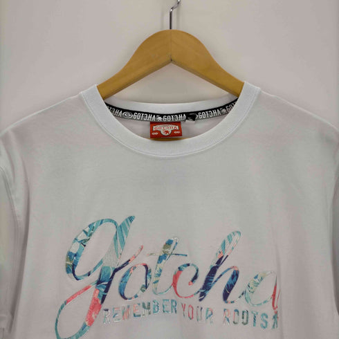 ガッチャ GATCHA マルチカラー刺繍 クルーネックTシャツ メンズ JPN:L