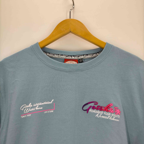 ガッチャ GATCHA グラデーション刺繍 クルーネックTシャツ メンズ JPN:XL