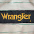 ラングラー Wrangler 90-2000s ヘリンボーンツイル コットン ワッペン ストライプワークシャツ メンズ import:L