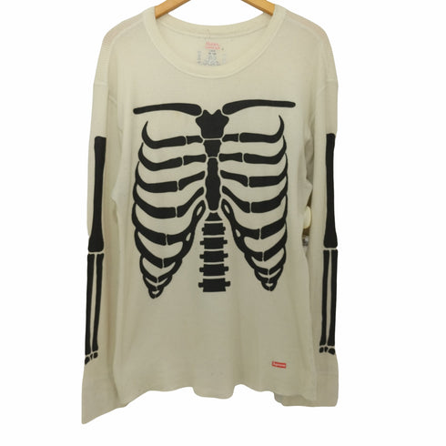シュプリーム Supreme Bones Thermal Crew 骸骨 サーマル クルーネック L/S カットソー メンズ JPN:L