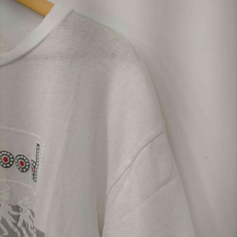 90S シングルステッチ HOLLYWOOD フロントプリントTシャツ メンズ import:XL