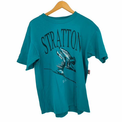 オニータ ONEITA 90S MADE IN USA シングルステッチ フロントプリントTシャツ メンズ import:L