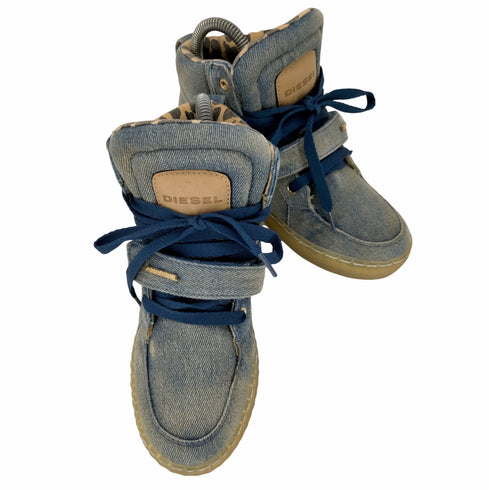 ディーゼル DIESEL デニムハイカットシューズ メンズ 22.5