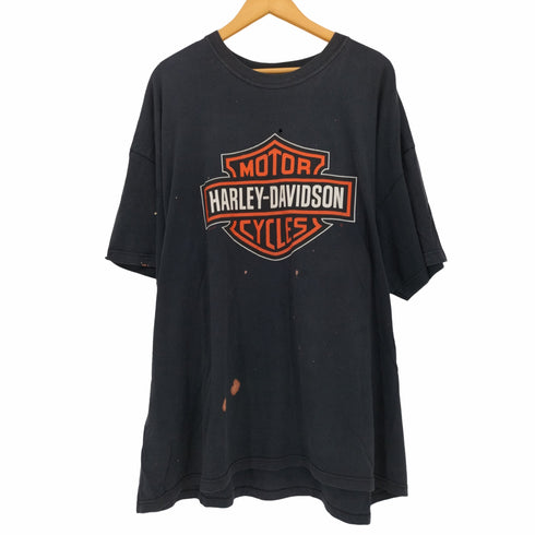 ハーレーダヴィットソン HARLEY DAVIDSON 00S Hanes BEEFYボディ 両面プリント Tシャツ メンズ