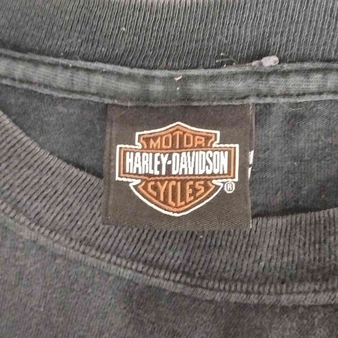 ハーレーダヴィットソン HARLEY DAVIDSON 00S Hanes BEEFYボディ 両面プリント Tシャツ メンズ