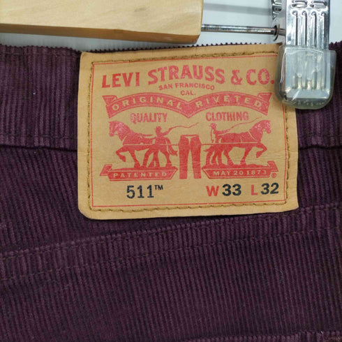 リーバイス Levis 511 ストレート コーデュロイ パンツ メンズ W33 L32