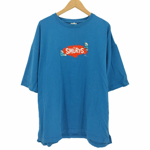 キャラクター刺繍 ビックシルエット Tシャツ メンズ JPN:L