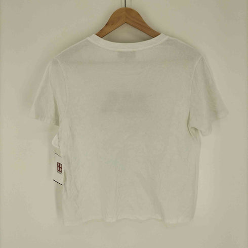 アーペーセー A.P.C. ロゴ 刺繍 S/S クルーネック Tシャツ レディース import:M