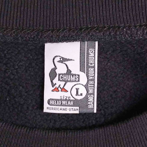 チャムス CHUMS utility pocket crew top メンズ JPN:L