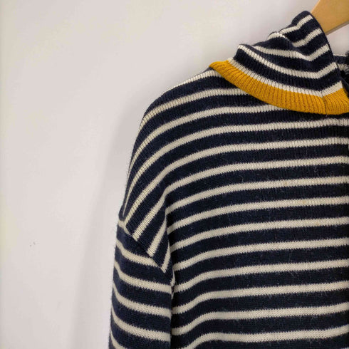 コムデギャルソンシャツ COMME des GARCONS SHIRT hooded zip up border knit sweater ボーダージップアップパーカー メンズ JPN:M