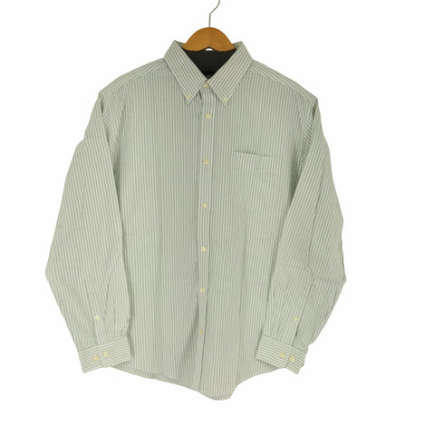 エディーバウアー Eddie Bauer WRINKLE FREE ストライプ L/S シャツ メンズ import:L