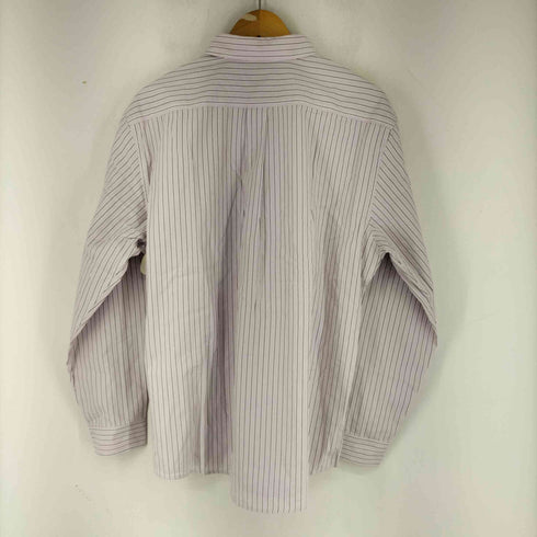 エディーバウアー Eddie Bauer WRINKLE FREE ストライプ L/S シャツ メンズ import:L