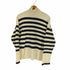 ザラ ZARA STRICKPULLOVER MIT STREIFEN レディース import:M