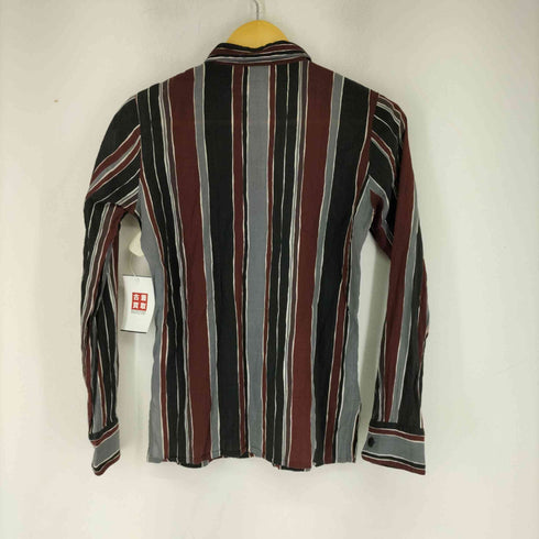 アニエスベー agnes b. PARIS ストライプ L/S シアーシャツ レディース