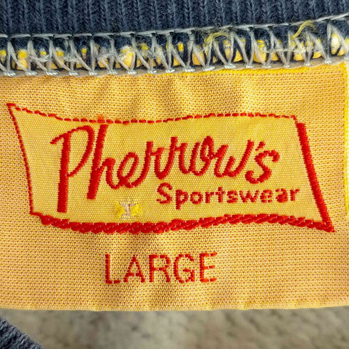 フェローズ PHERROWS 初期 ハーフジップスウェット メンズ