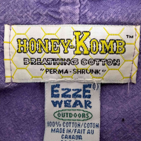 ezze wear 1/4ジップ コットンプルオーバー メンズ import:L