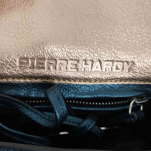 ピエールアルディ PIERRE HARDY MICRO ALPHAVILLE マイクロアルファヴィル ヤギ革 2WAY メタルピンクゴールド レディース ONE SIZE