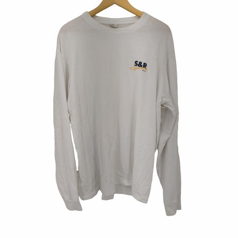 スポーティーアンドリッチ SPORTY& RICH ロゴプリント L/S カットソー メンズ JPN:L