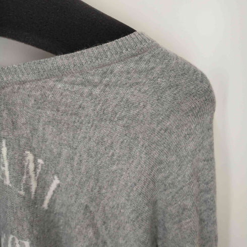 アルマーニエクスチェンジ ARMANI EXCHANGE フロントロゴアンゴラ混Vネックニット レディース JPN:S