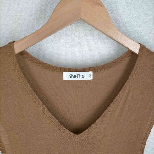 シェルター SHELTTER ニットノースリーブワンピース レディース JPN:1