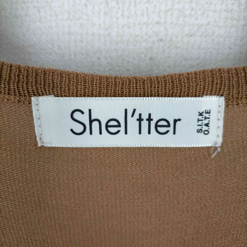 シェルター SHELTTER ニットノースリーブワンピース レディース JPN:1