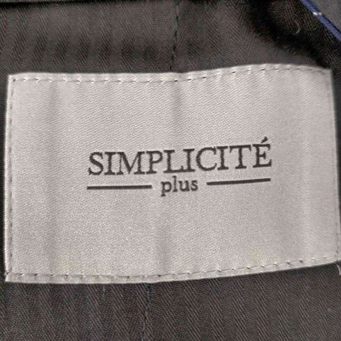 シンプリシテ プリュス SIMPLICITE PLUS 2Bストライプ テーラードジャケット&スラックスパンツ メンズ 上下44