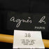 アニエスベー agnes b. PARIS 3B フロントタックウールテーラードジャケット 短丈 レディース 38