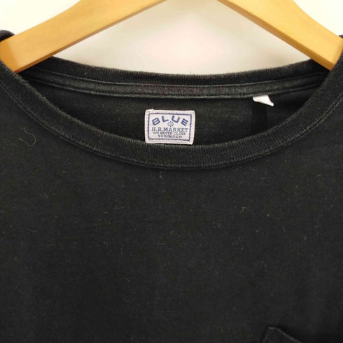 ブルーブルー ハリウッドランチマーケット BLUE BLUE H.R.MARKET フロントポケットクルーネックTシャツ メンズ 4