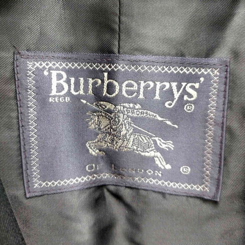 バーバリーズ BURBERRYS 裏地ノヴァチェックライナー付きステンカラーコート メンズ 34SHORT