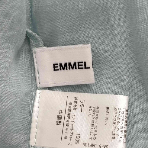 エメル リファインズ EMMEL REFINES ノースリーブラミーブラウス レディース