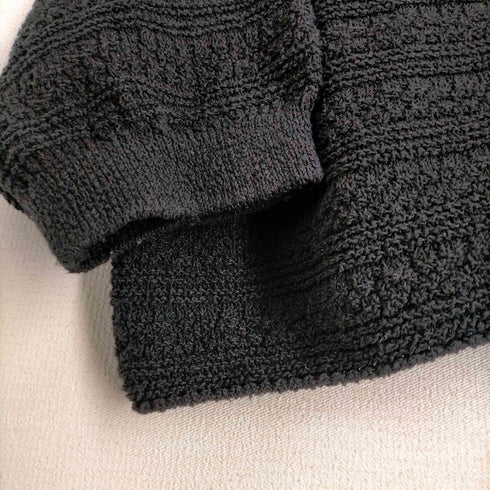 ザラ ZARA KNIT TOP WITH LACE フリル半袖ニット レディース JPN:M