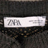 ザラ ZARA KNIT TOP WITH LACE フリル半袖ニット レディース JPN:M
