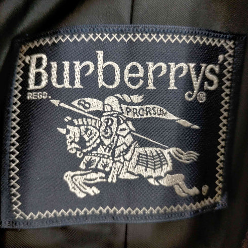 バーバリーズ BURBERRYS ウール混アンゴラパッチポケットチェスターコート メンズ JPN:L