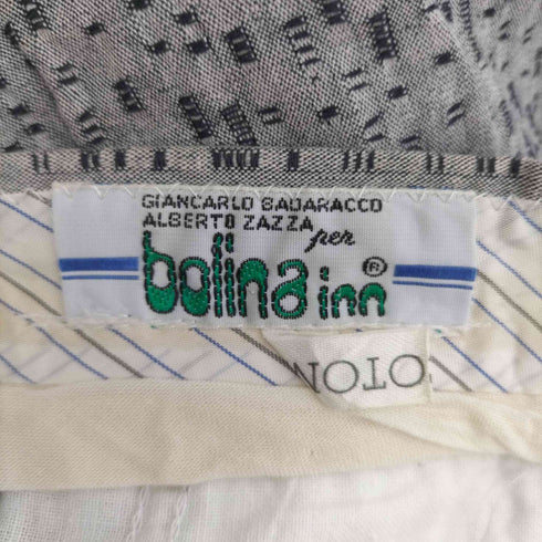 BOLINA INN 2タック総柄パンツ メンズ JPN:46