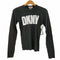 ダナキャランニューヨーク ジーンズ DKNY JEANS ロゴプリント コットン リブニットカットソー レディース M/L