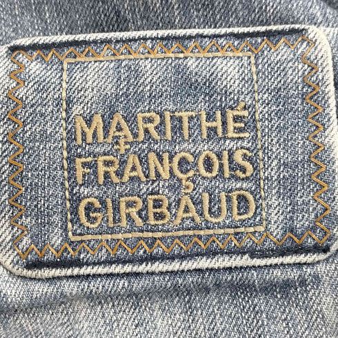 マリテフランソワジルボー MARITHE FRANCOIS GIRBAUD ロゴテープ シャトルパンツ メンズ 36M