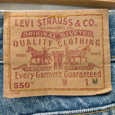 リーバイス Levis USA製 550テーパードデニムパンツ メンズ JPN:M