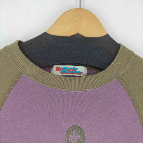 ヒステリックグラマー HYSTERIC GLAMOUR 90s フロントプリントラグランスウェット ヒスガール THE HYSTERIC EXPERIENCE Y2K メンズ FREE