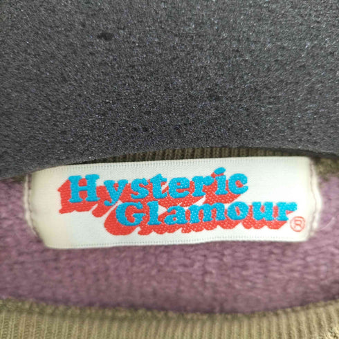 ヒステリックグラマー HYSTERIC GLAMOUR 90s フロントプリントラグランスウェット ヒスガール THE HYSTERIC EXPERIENCE Y2K メンズ FREE