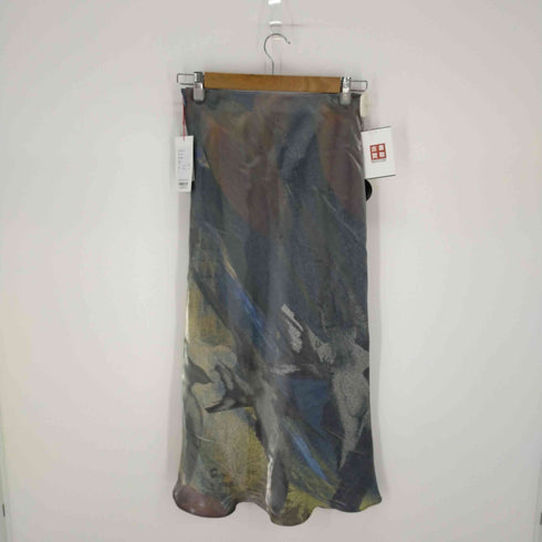 メゾンスペシャル MAISON SPECIAL 24SS Swallow Imagination Print Skirt スワローイマジネーションプリントスカート Y3K レディース 36