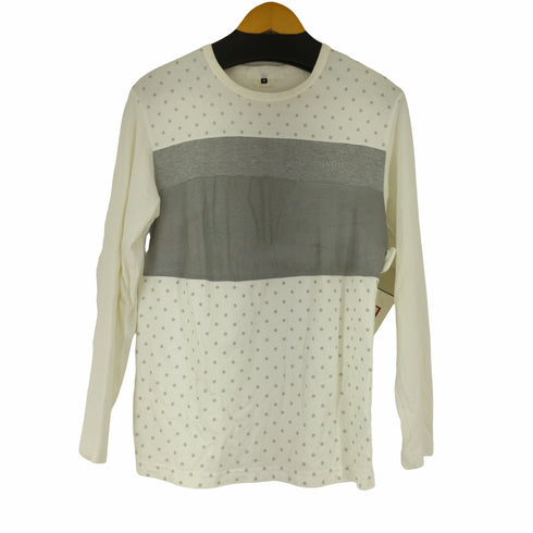 ガンリュウ GANRYU AD2014 14AW フロントドット リフレクター L/S クルーネックシャツ メンズ JPN:M